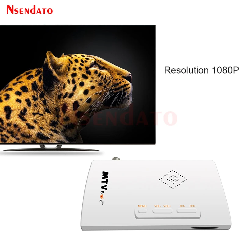 Фото Внешний ТВ-тюнер с ЖК-дисплеем, CRT TV, M TV Box AV/VGA, ТВ-приемник, тюнер 1080P, ТВ-приставка с пультом дистанционного управления для HD TV, монитора компь... №2