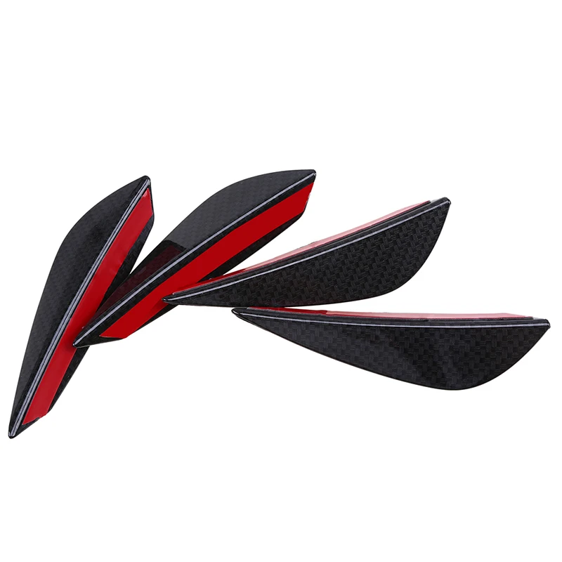 POSSBAY углеродное волокно подходит для переднего бампера разветвитель губ ласты