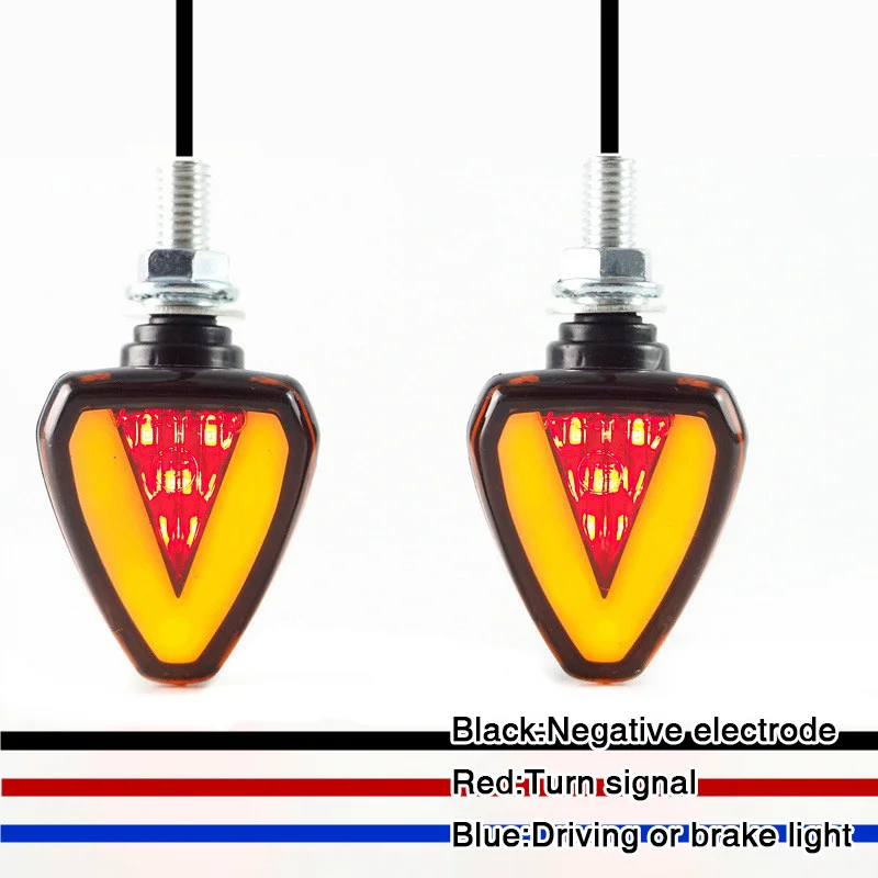 2 шт. поворотники для мотоцикла задний фонарь светодиодный модифицированный
