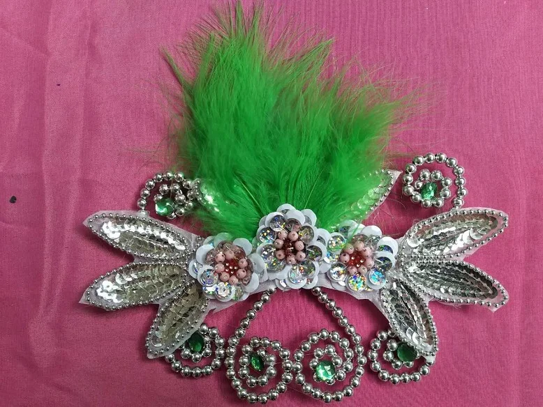 Головной убор для танцев головной перо цветок Янко аксессуары волос| |