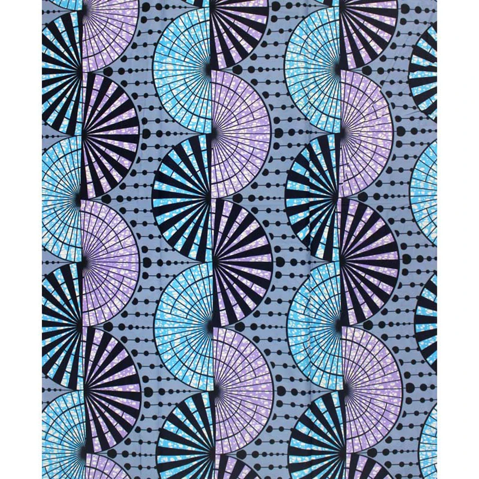 

Latest African Fabric Ankara Wax Textile/Kitenge/Pagnes for African dress 100% Cotton 6 yards YBGSW-148