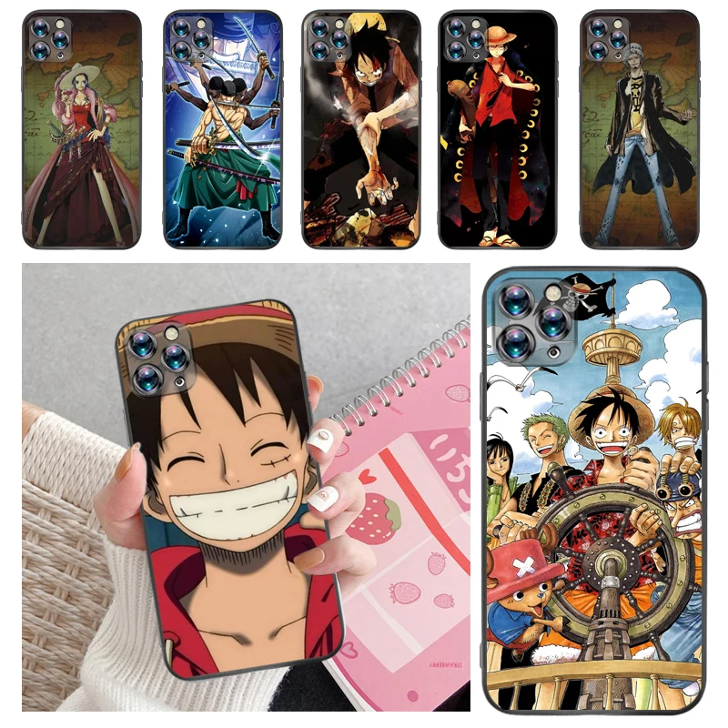 

Anime The Grandline Men Sanji Vinsmoke Luffy Roronoa Zoro Phone Case For iPhone 12 Mini SE 2020 Pro MAX Carcasa Funda