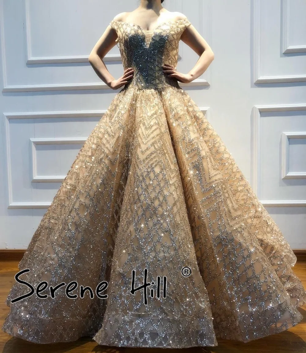 Дубай золото с открытыми плечами высокого класса свадебные платья 2021 винтажные