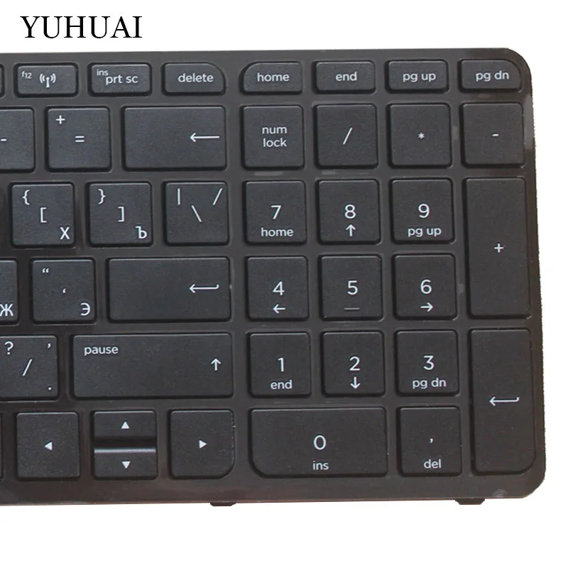 Русская новая клавиатура для ноутбука hp PK1314D3A05 SG-59830-XAA SG-59820-XAA 719853-251 708168-251 749658-251 RU с рамкой