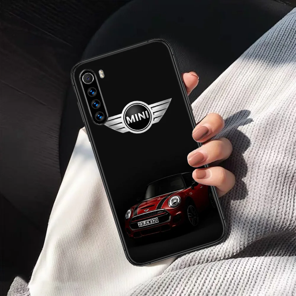 

Minis Cooper Sport Car Phone Case Cover Hull For XIAOMI Redmi 7 7a 8 8a 9 9a NOTE 6 7 8 8t 9 9s Pro Max 4X black Funda Luxury