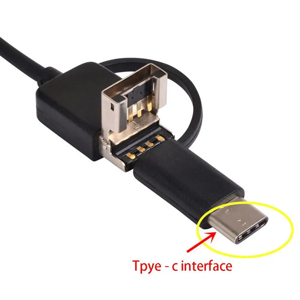 

USB Borescope Endoscope Camera Waterproof Inspection HD Camera for Smartphone
