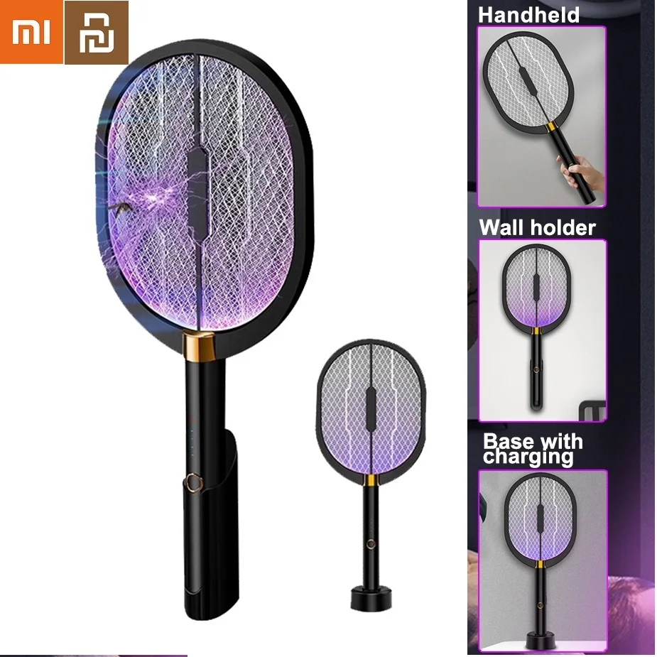 

Xiaomi Youpin 3 IN 1 LED Electronic Mosquito Killer Lamp 3000V USB Rechargeable Anti Mosquito Swatter Zapper Trap Flies Insects
