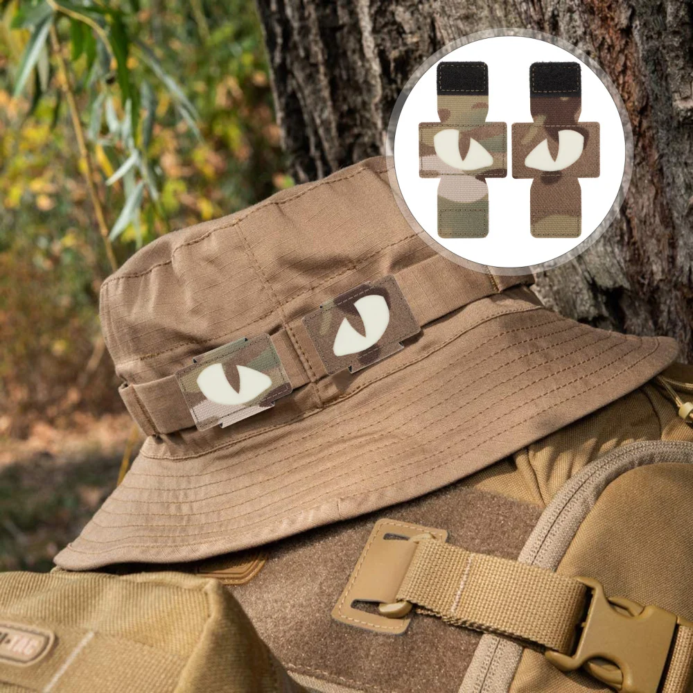 2Pcs Cool Reflective Hook Patch Custom Personalized Appliques for Hats | Дом и сад