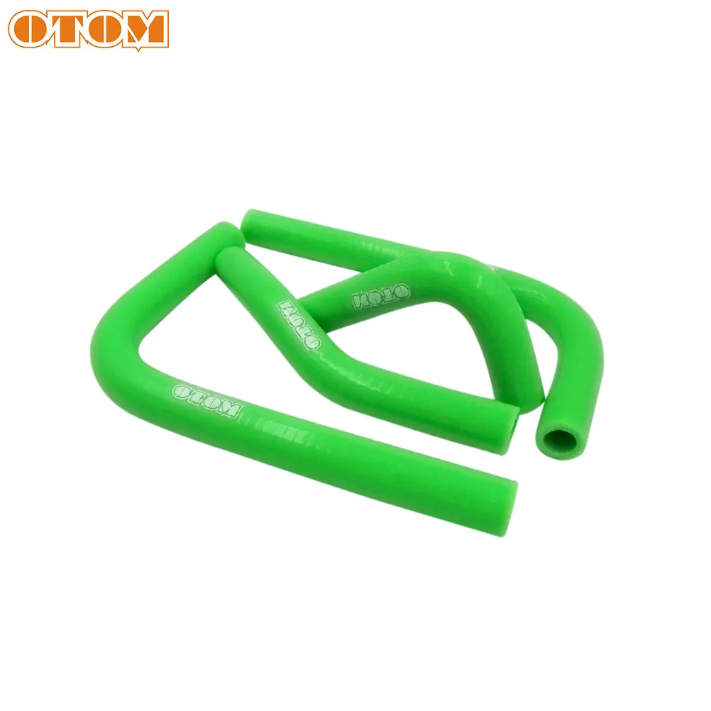 OTOM Motocross Radiator Hoses KA001 Water Tank Pipe Green Silicone Tube For KAWASAKI KX250F 2017-2019 Motorcycle Dirt Bike | Автомобили и