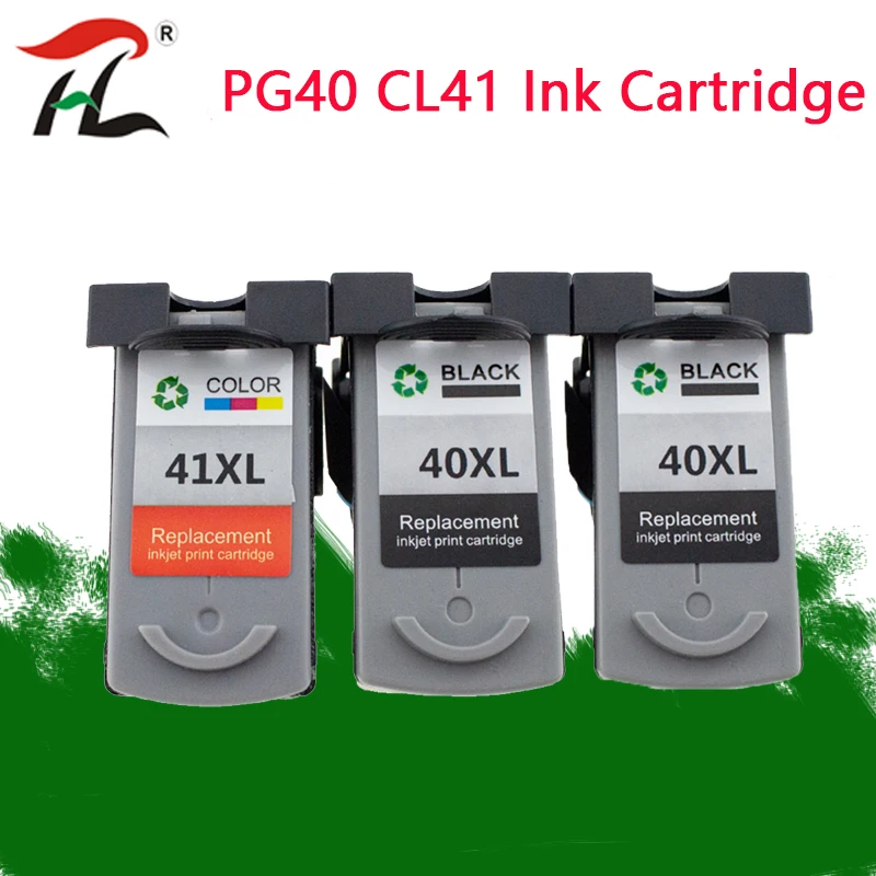 

PG40 CL41 Ink Cartridge Compatible for Canon PG 40 CL 41 PIXMA iP1800 iP1200 iP1900 iP1600 MX300 MX310 MP160 MP140 MP150