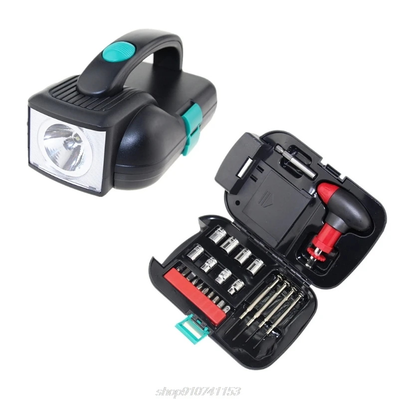 

Complete Portable Flashlight Household Tool Kit with Flashlight Modern Style Screwdrivers Package Screwdriver M11 21 Dropship