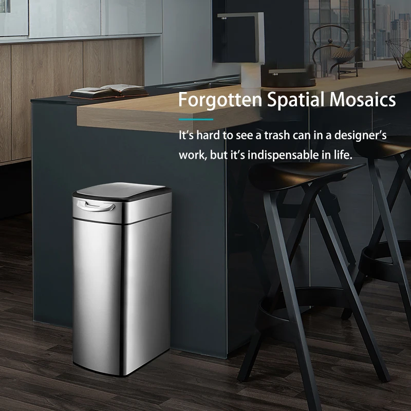 Корзина для мусора из нержавеющей стали 30 л | Дом и сад