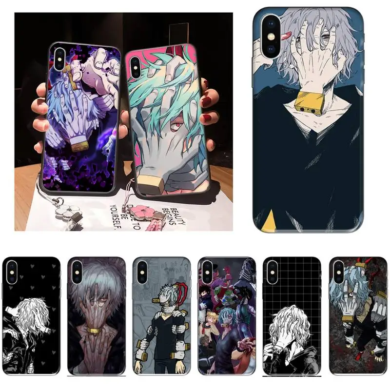 

XSPING Tomura Shigaraki My Hero Academia Phone Case For iPhone 12 Mini 11 Pro XS Max X XR 7 8 Plus
