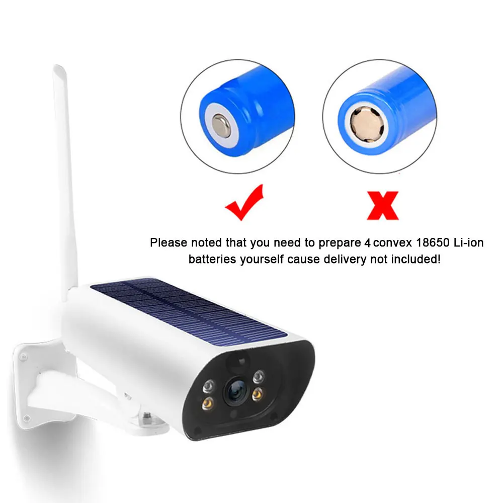 Беспроводная камера на солнечной батарее DC03 Wi-Fi 1080P | Безопасность и защита