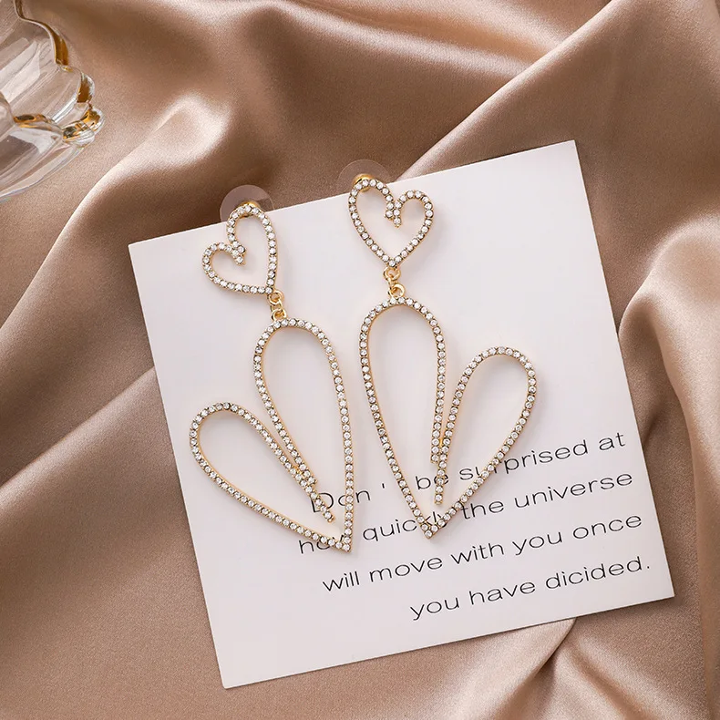 Модные геометрические женские свободные модные серьги из сплава простые в форме