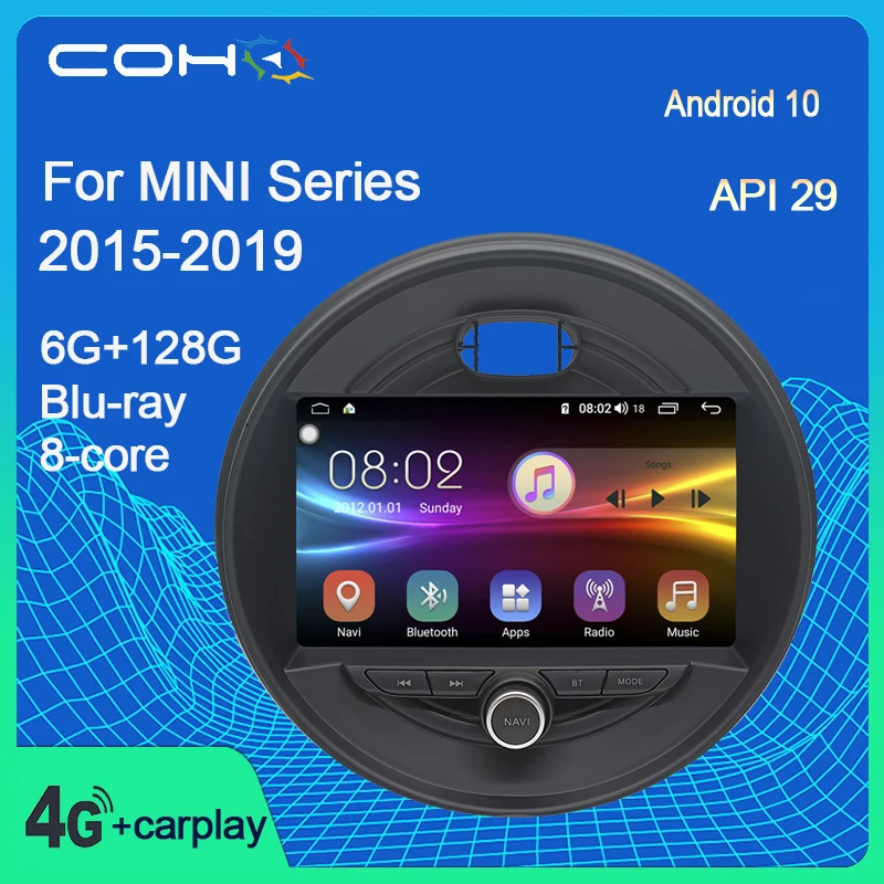 Автомобильный мультимедийный плеер для BMW MINI Cooper F54 F55 F56 F60 2015 2019 радио Android 10 0