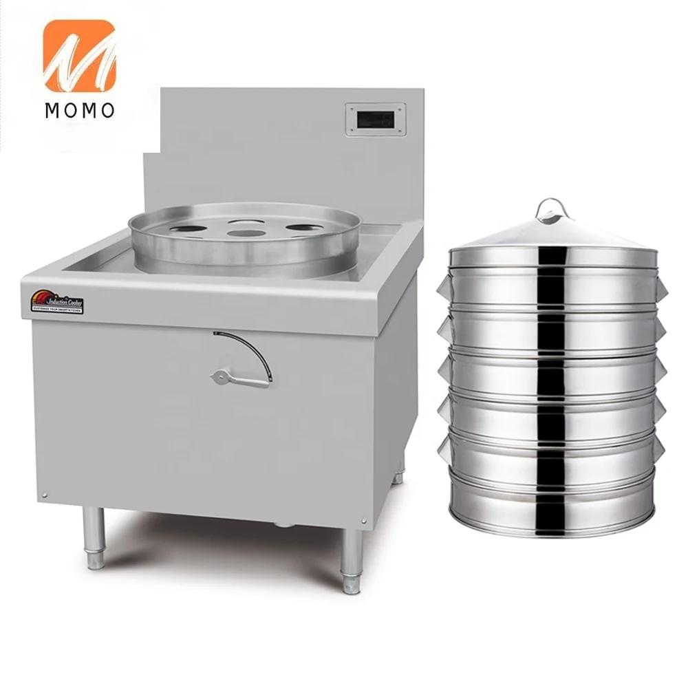 

Коммерческая Пароварка 15 кВт для ресторанов, набивная булочка/пельменок/закуска, электрическая индукционная пароварка