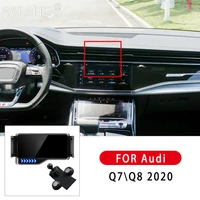 car phone gps holder mobile phone bracket electric vehicle waterproof shockproof fixed bracket for audi q7 q8 2020 accessories
