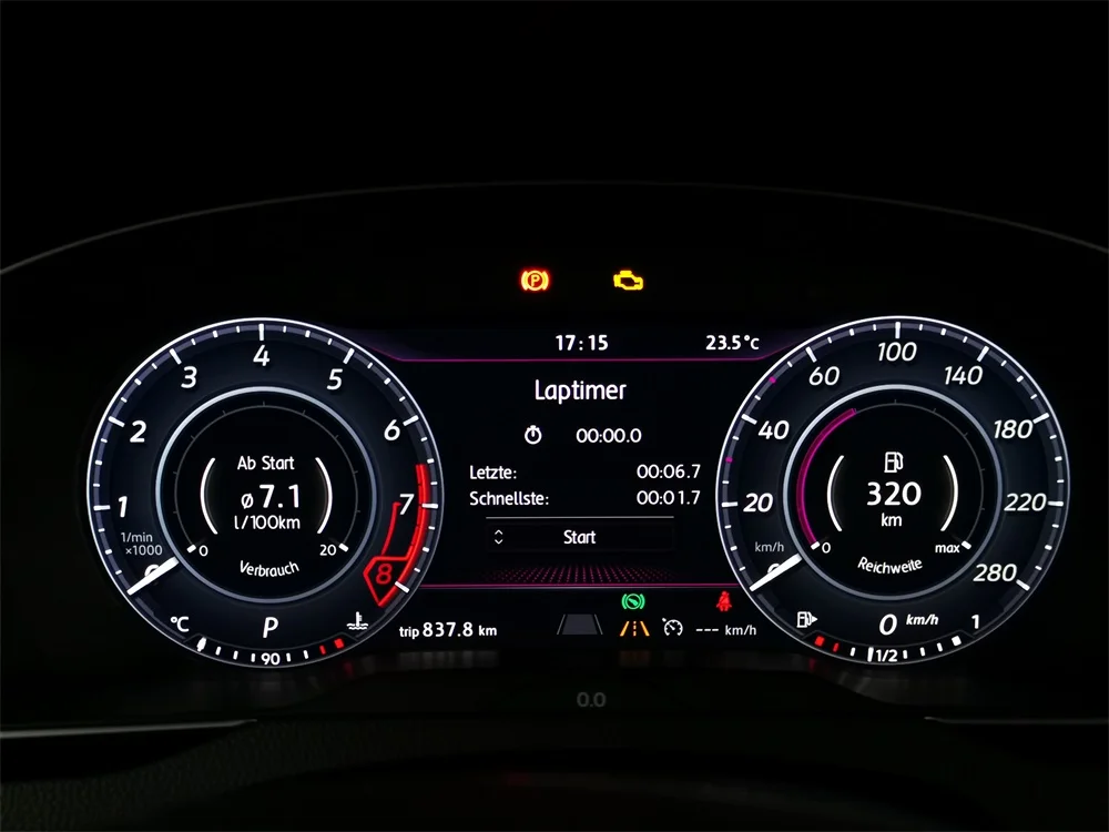 Спидометр и одометр для VW Passat B8 Arteon вариант Alltrack Touran виртуальная кабина ЖК