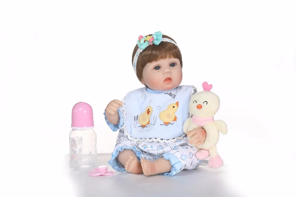 Мягкие силиконовые детские куклы bebes Reborn с спальным мешком игрушки для девочек
