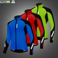 wosawe 2020 bike winter jacket windproof jersey long sleeve mtb shirt hiking jacket outdoor camping coat for men