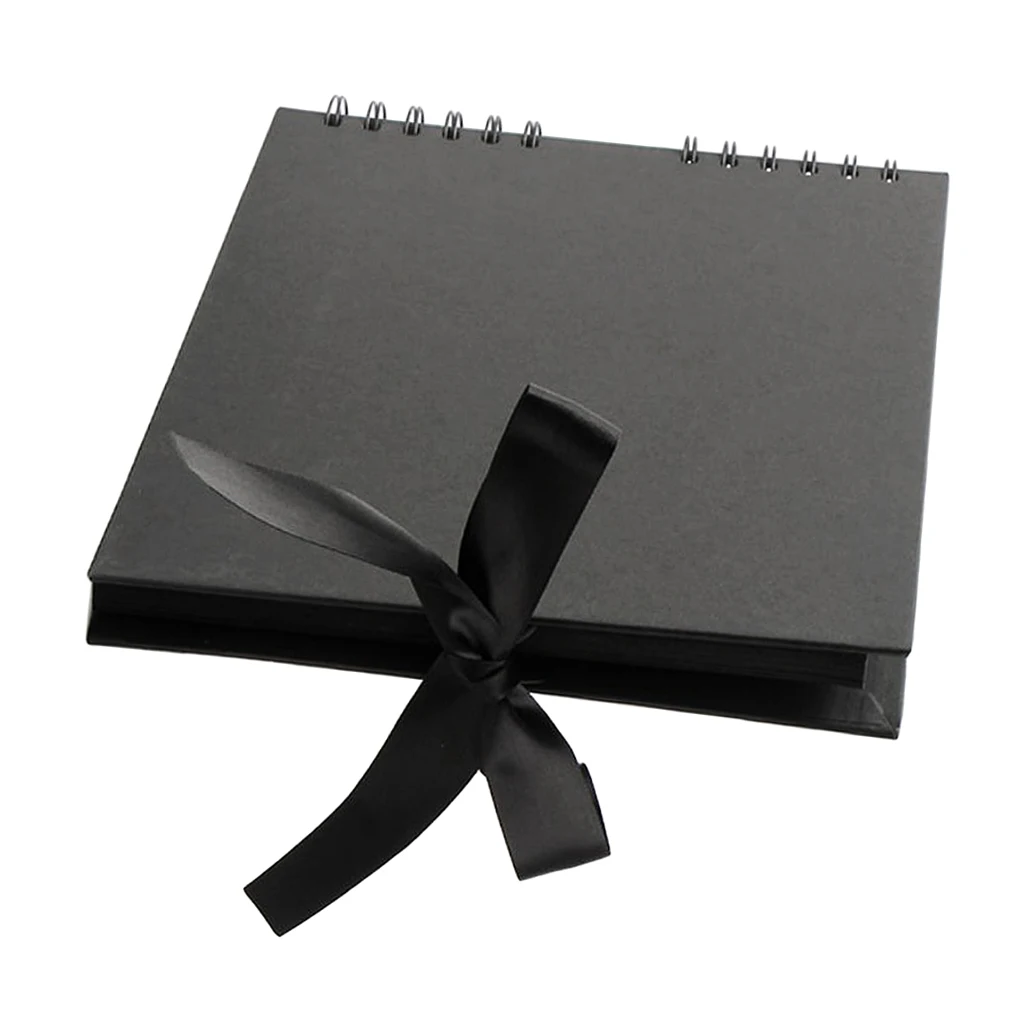 40 страниц формата А4 крафт бумажный альбом с бантом фотоальбом семейный памяти