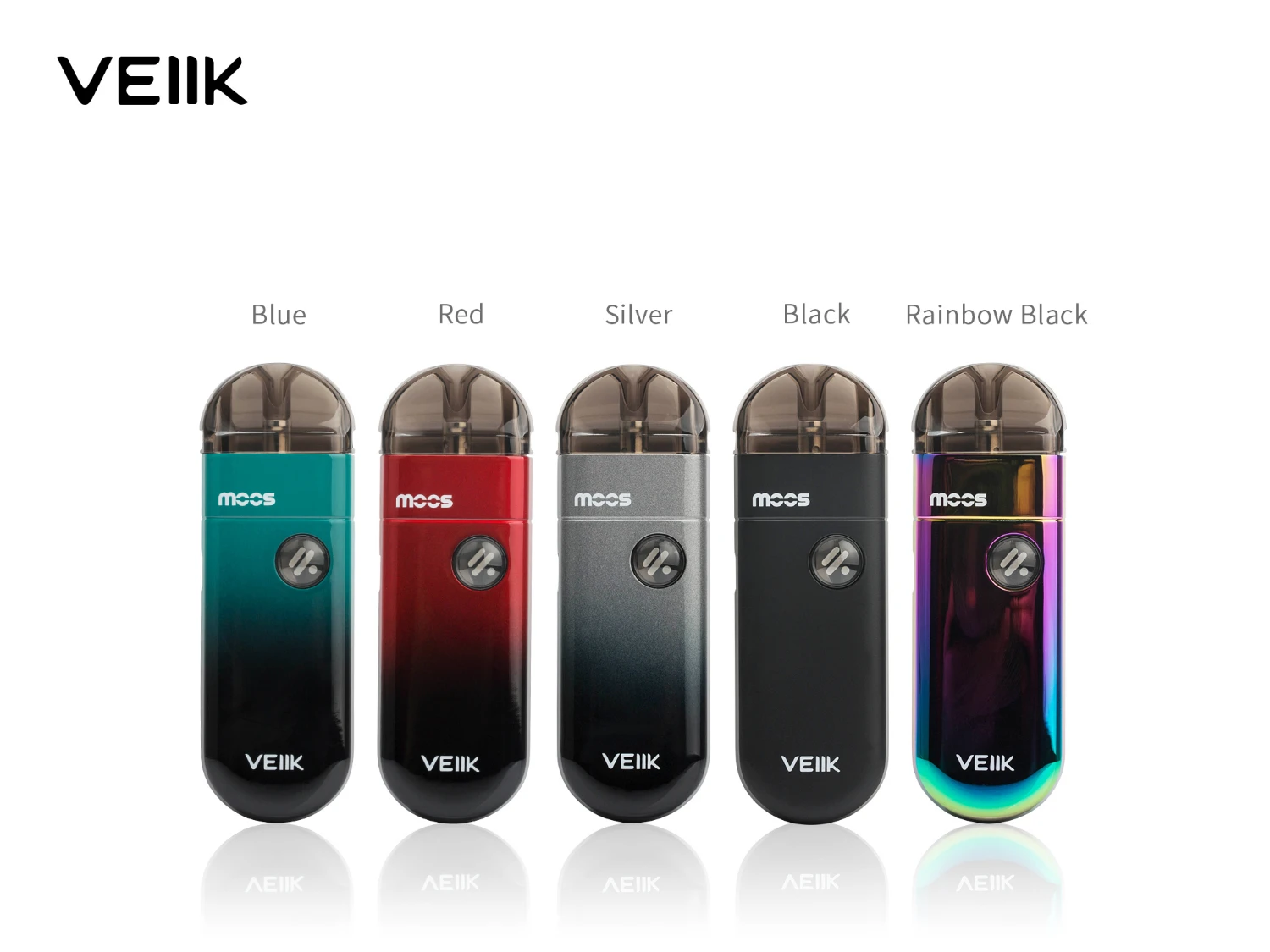 Электронная сигарета Pod Vape Veiik MOOS Kit 1100 мАч встроенный аккумулятор и 2 мл PCTG