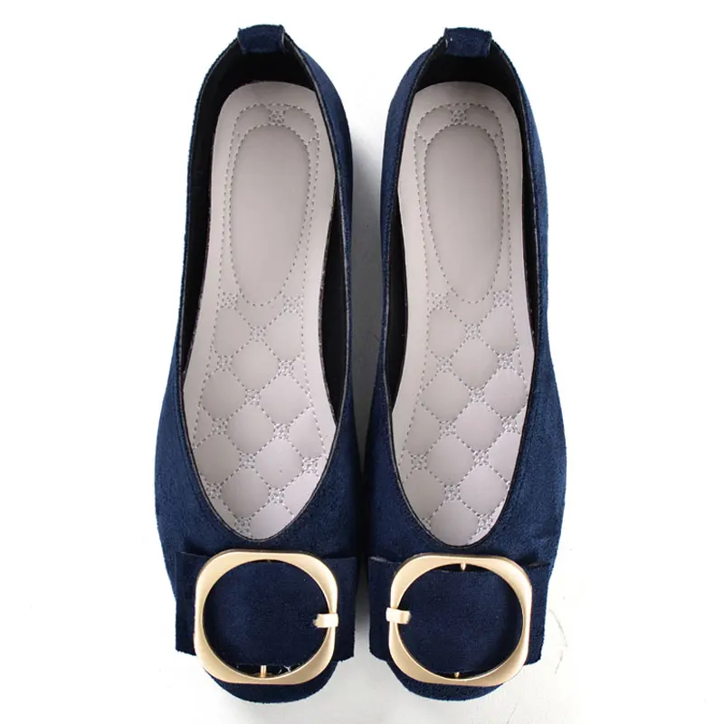 SAILING LU/Элегантные женские балетки на плоской подошве с металлическим украшением