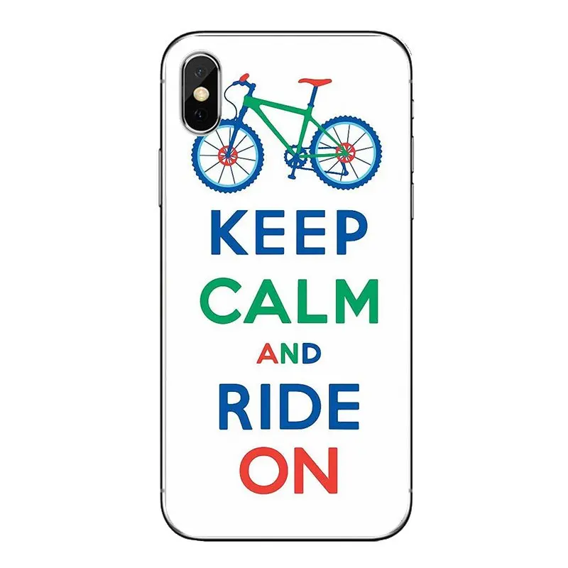 For Huawei Honor 5A LYO-L21 Y6 II Compact Y5 2 Y5II Mate 10 Lite Nova 2i 9i Soft TPU Phone Case Keep Calm and Ride On Horse Bike |