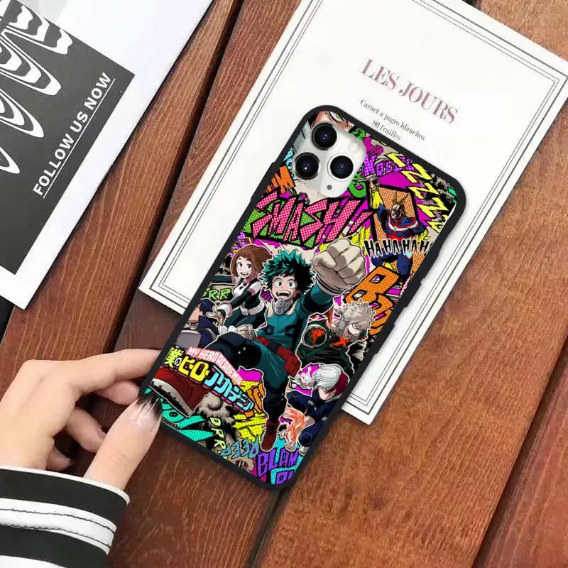 

Anime My Hero Deku Bakugou Boku Phone Case for iPhone 11 12 pro XS MAX 8 7 6 6S Plus X 5S SE 2020 XR