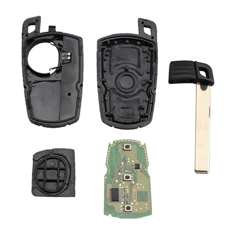 Брелок для автомобильного ключа KEYYOU 315 МГц/868 МГц с 3 кнопками чехол чипом PCF7945