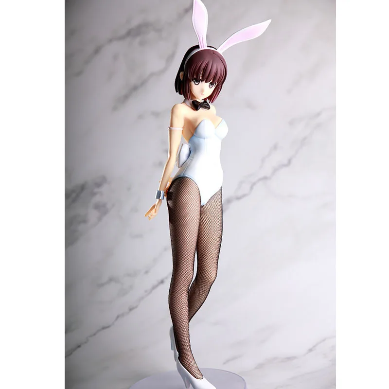 Without Box Megumi 40 см Saenai Heroine No Sodatekata Kasumigaoka Utaha свободный кролик девушка сексуальная девушки аниме ПВХ Фигурки игрушки аниме игрушки - Цвет: Without Box Megumi