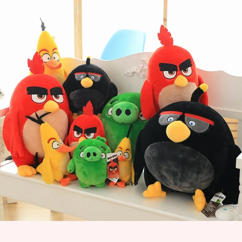 

kawaii anime bird plush toy red chuck bomb bad pig plush exquisite plush doll children holiday gift children birthday gift Angry