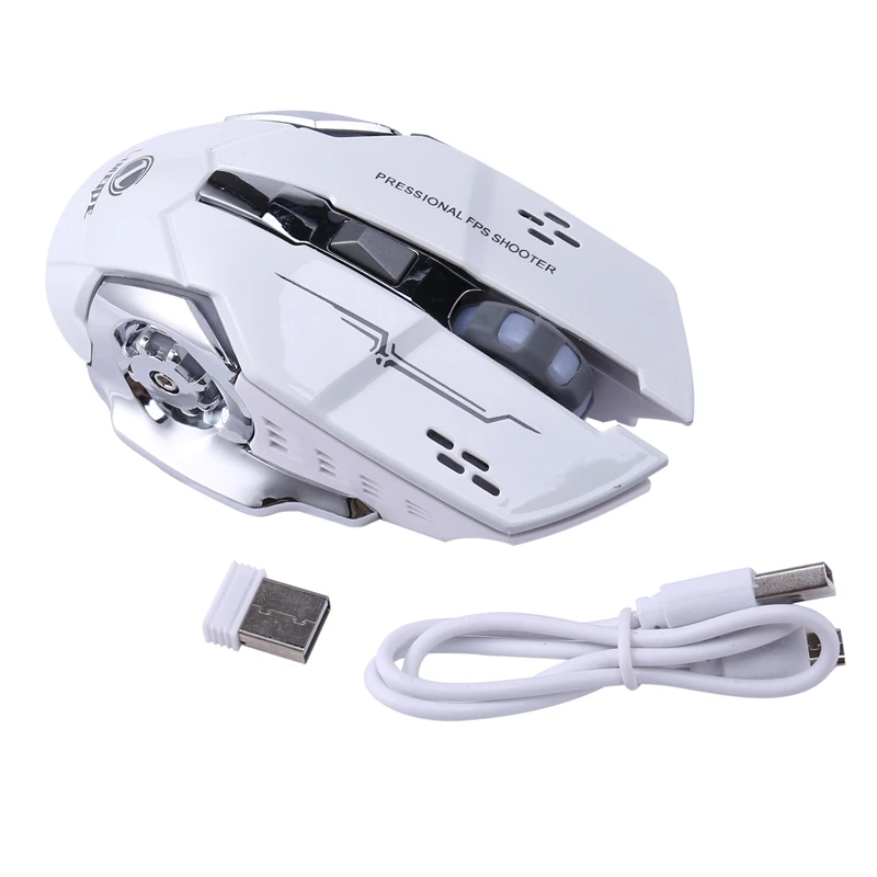 

Беспроводная мышь LIMEIDE X1, механическая мышь с RGB подсветкой, боковое охлаждение DPI 800/1200/1600/2400, Мышь для игр E-Sports