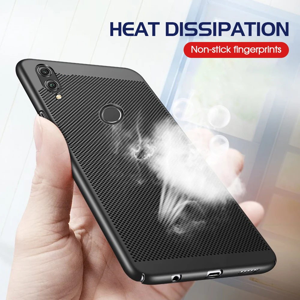 Теплоотвод чехол для huawei Honor 8X10 9 8 Lite Жесткий ПК полый s 7A 7C Pro защитный телефона