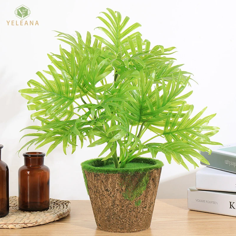 

Greenery Artificial Plants Plastic 1pc Desktop Bonsai Tropical Leaves Photography Accessories Decoration Monstera Leaf Large