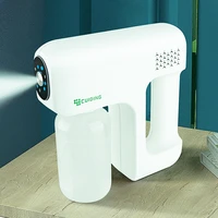 new electric wireless disinfection sprayer portable usb rechargeable nano atomizer home spray blue light disinfector spray gun