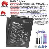 huawei original battery for huawei nova 2 plus 2i 3 3e 4 4e g10mate x se 10 2010 pro honor 7x p9 9i8 9 lite phone battery