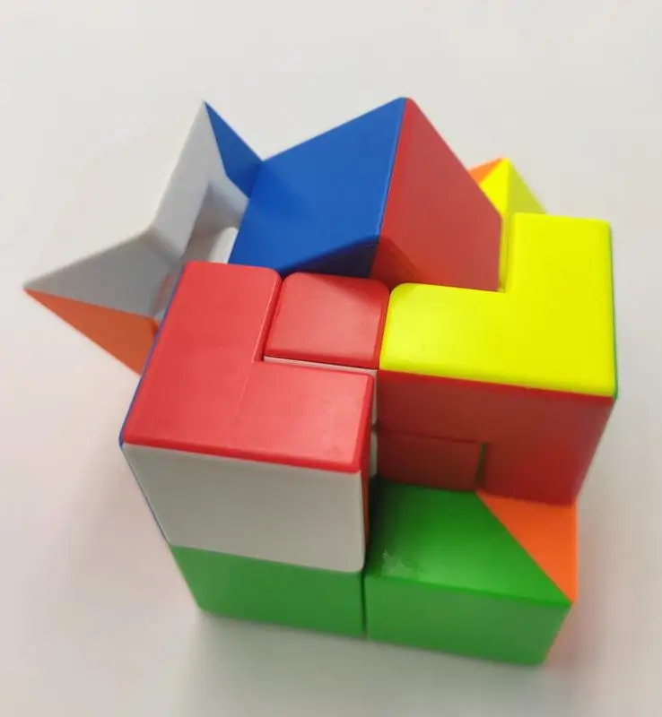 Кубик Meilong 3X3 в кубике перевязанный кубик I II без наклеек волшебный твист