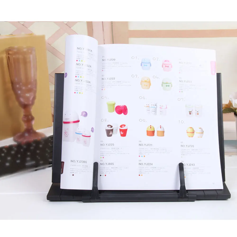 Регулируемая стойка для чтения блестящая подставка книги по рецепту