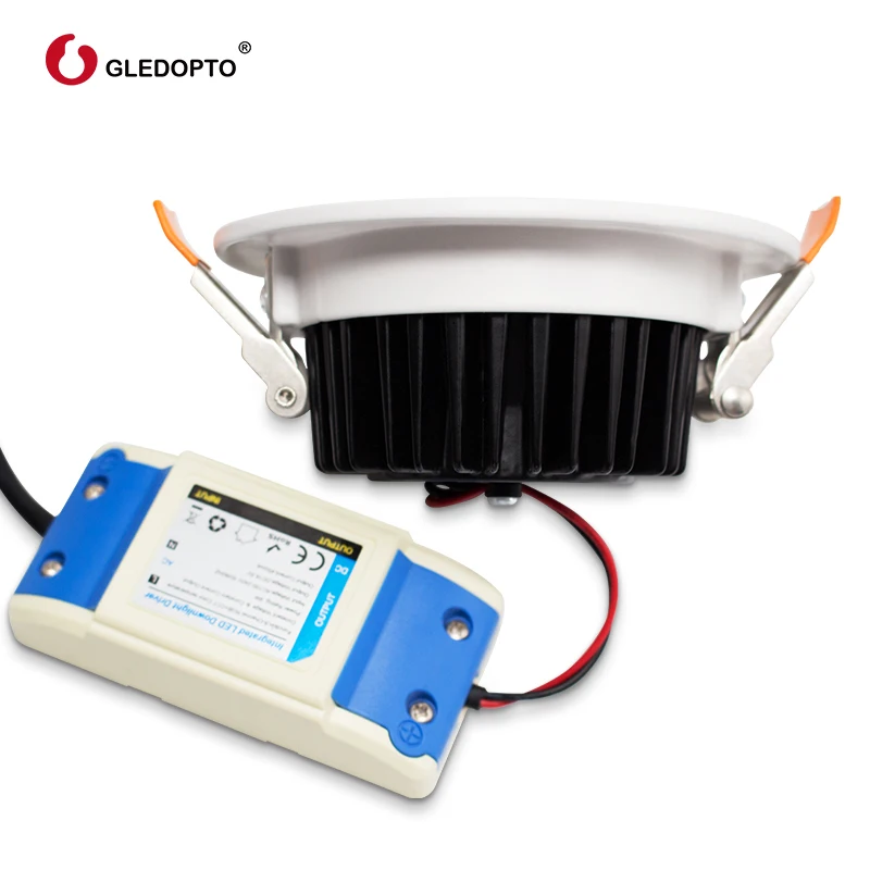 GLEDOPTO Zigbee ZLL 6 Вт/9 Вт/12 Вт RGB + CCT светодиодный потолочный светильник Умный дом