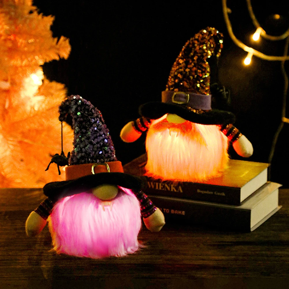 

Halloween Dwarf Doll Pumpkin Ghost Witch Faceless Doll Family Window Decoration holiday Atmosphere Decoration Kids Gifts
