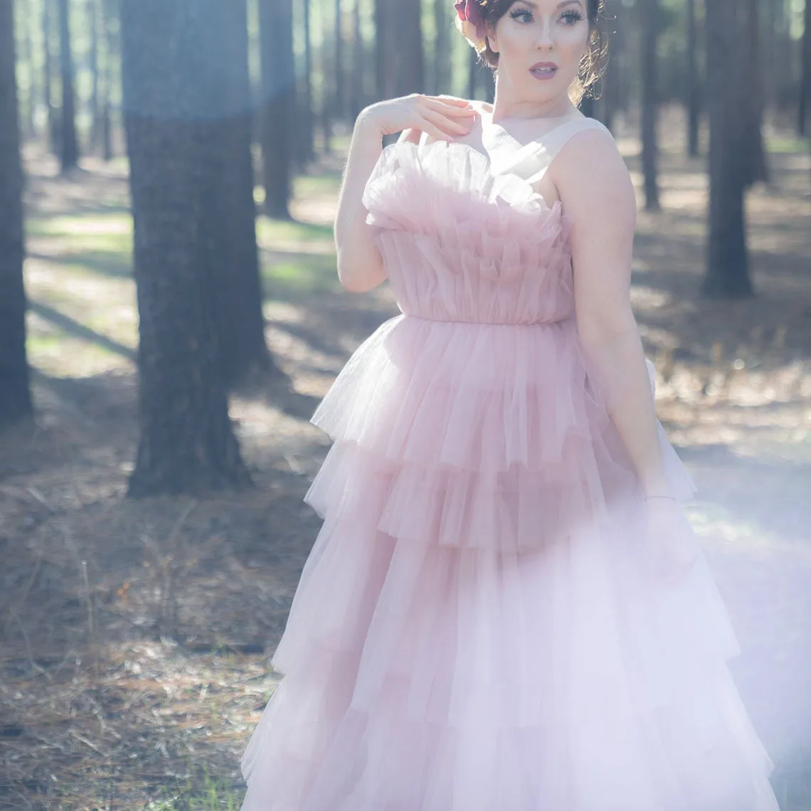 

Sophie выпускное платье из фатина слоистых цвет на заказ пол Длина Иллюзия и многослойной юбкой из тюля Пышное Платье с О-образным вырезом скро...