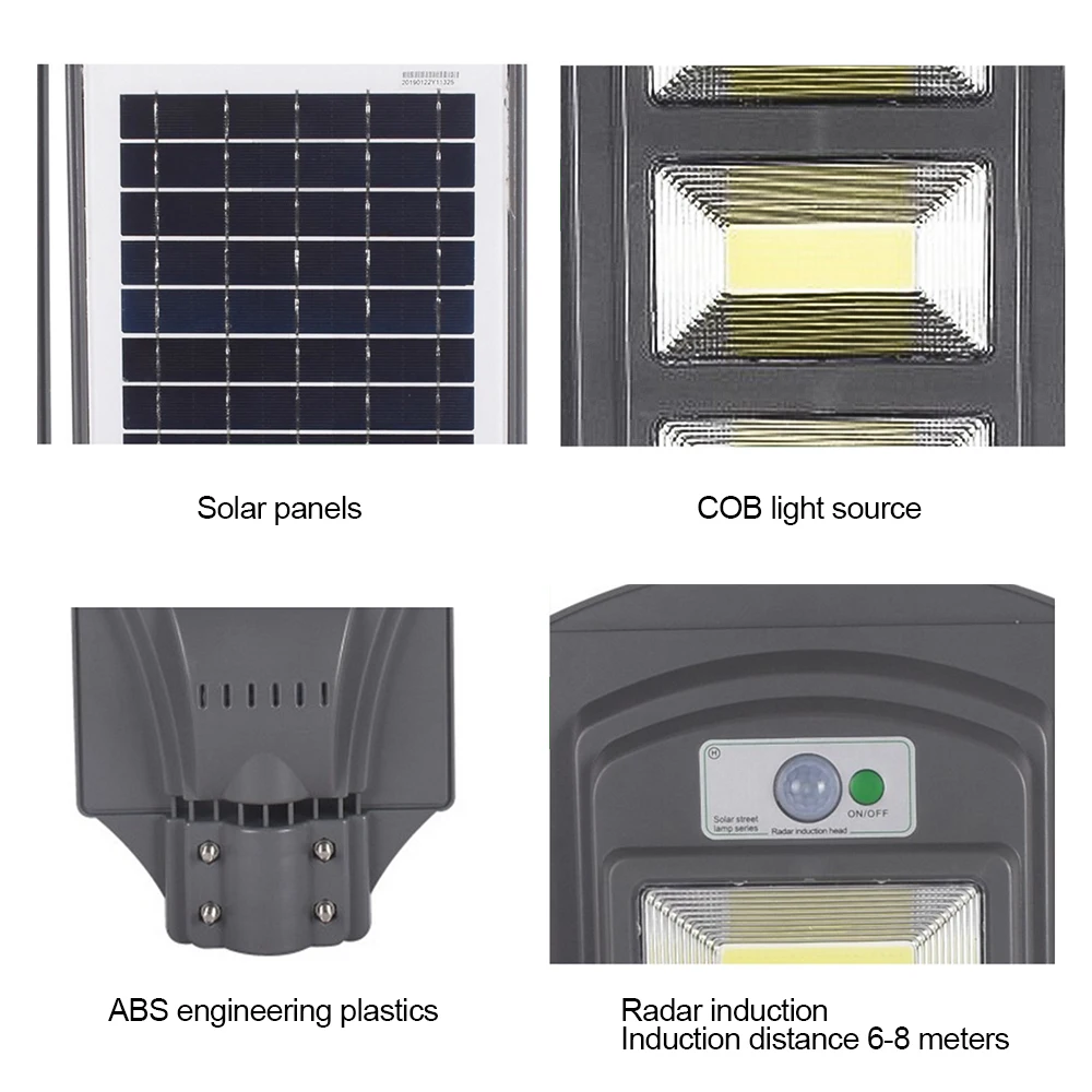 Уличный светильник на солнечной батарее водонепроницаемый Светодиодный