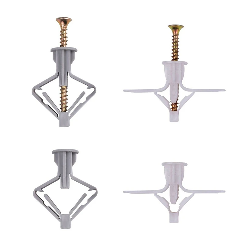 

Expansion Drywall Anchor Kit With Screws Self Drilling Wall Home Pierced Special For Nylon Plastic Gypsum Board