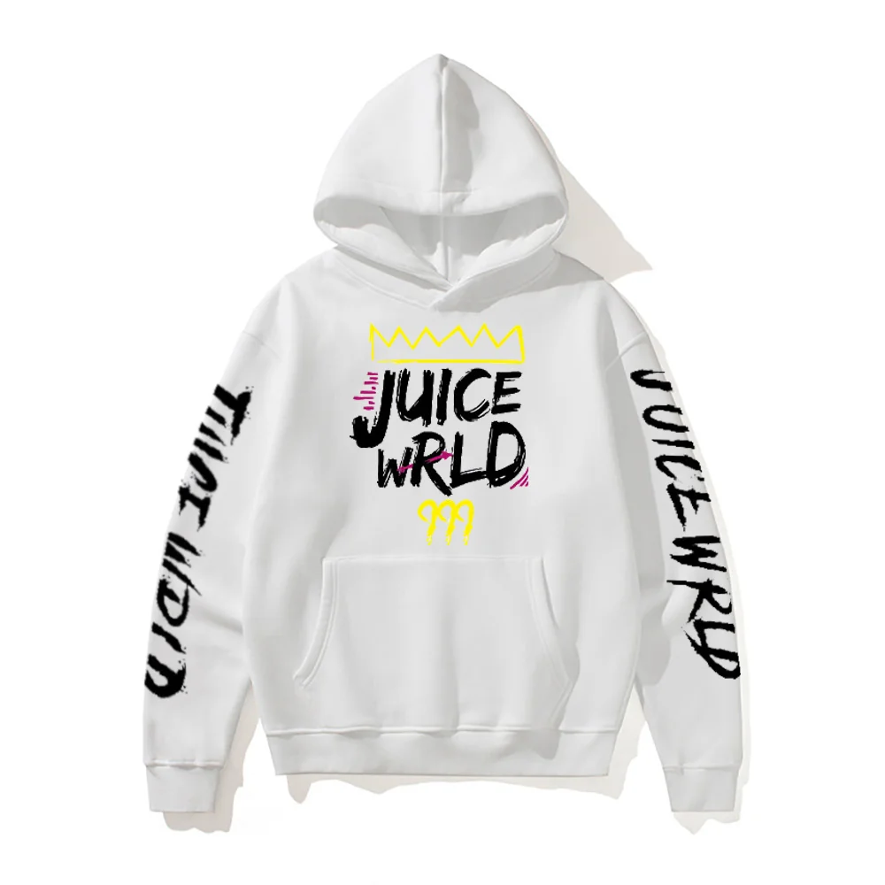 Женская черно-белая толстовка J UICEWrld свитшот с резьбой juice wrld juicewrld ловушка рэп