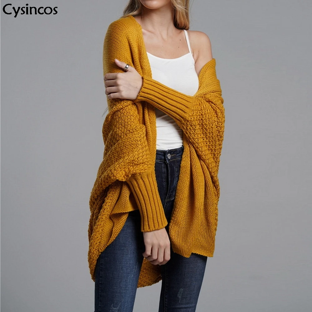 2019 осень новые женские повседневные свободные пальто кардиган модный длинный