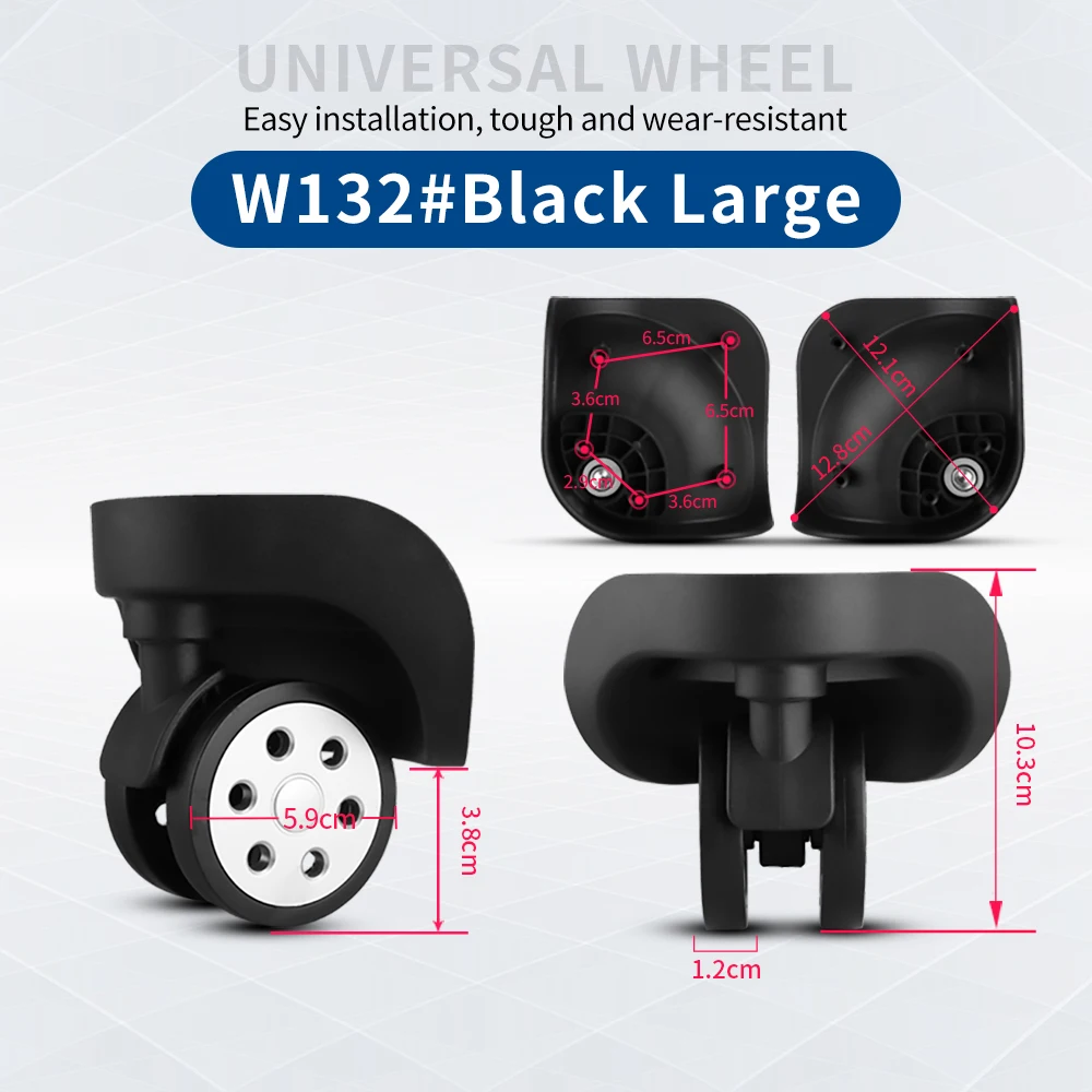 TANGYIPIN W132 Luggage universal wheels suitcases trolley case accessories business box repair colored replacement mute wheel