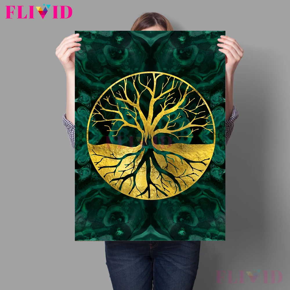 Постеры и фотообои с изображением дерева жизни югдрасил Картина на холсте Декор