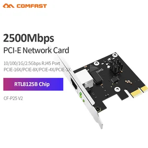 Ethernet PCI Express сетевая карта Gigabit 2500 Мбитс, игровой компьютерный адаптер PCI-E 10100 Мбитс, быстрая передача для Win 71000
